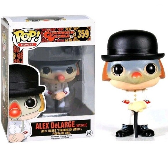 Funko Pop Clockwork Orange Alex DeLarge Masked Figure #359 - Picture 1 of 10